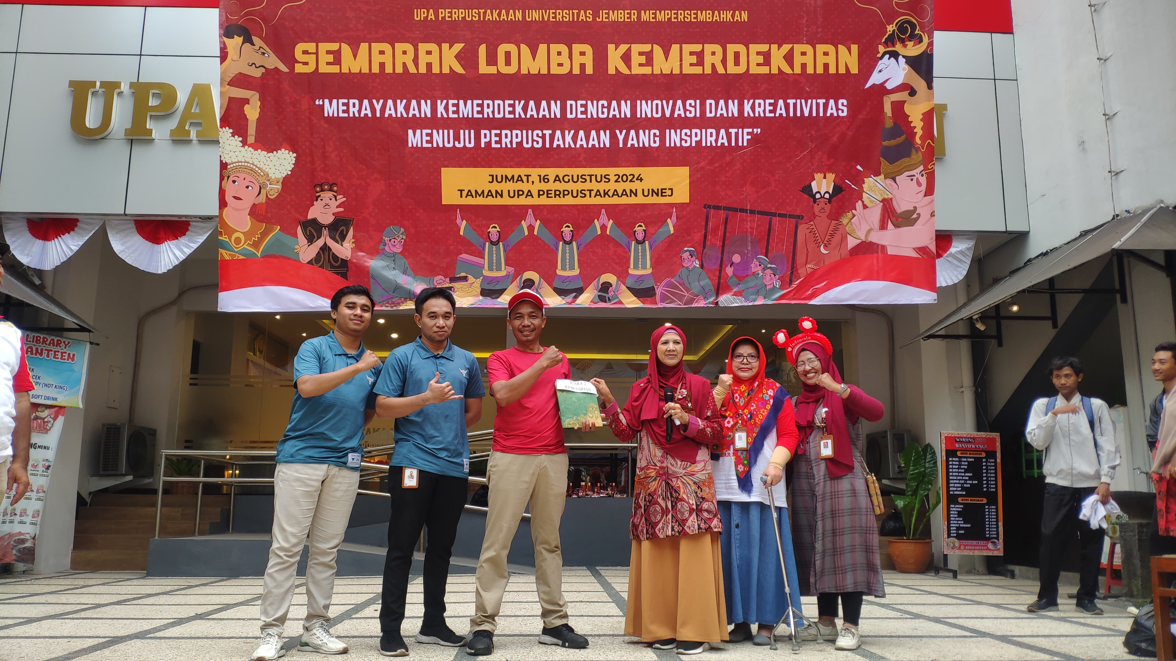 Juara 2 lomba kebersihan antar bidang 