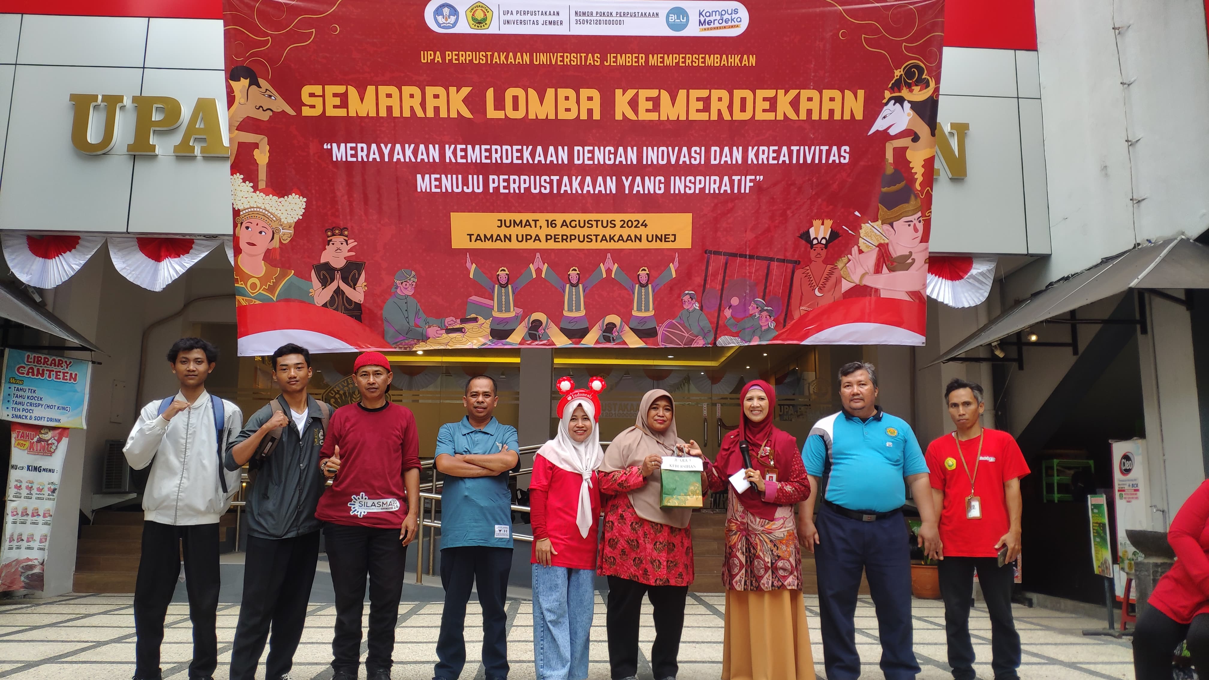 Juara 3 lomba kebersihan antar bidang