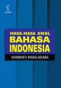 Masa-Masa Awal Bahasa Indonesia