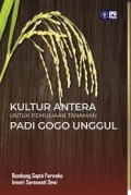Kultur Antera Untuk Pemuliaan Tanaman Padi Gogo Unggul