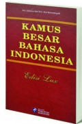 Kamus besar bahasa Indonesia edisi lux