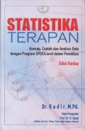 Statistika terapan : konsep, contoh dan analisis data dengan program spss/lisrel dalam penelitian
