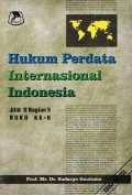 Hukum Perdata Internasional Indonesia. Jilid II. Bagian 5. Buku ke-6