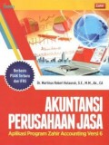 Akuntansi Perusahaan Jasa: Aplikasi Program Zahir Accounting. Versi 6