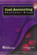 Akuntansi biaya. Buku 1 = Cost accounting