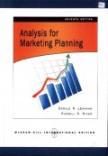 Analysis for Marketing Planning