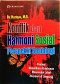 Konflik dan Harmoni Sosial Perspektif Sosiologi