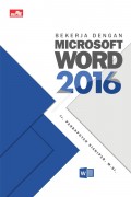 Bekerja dengan Microsoft Word 2016