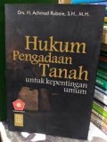 Hukum pengadaan tanah untuk kepentingan umum