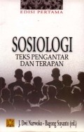 Sosiologi Pengantar dan Terapan