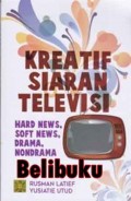 Kreatif Siaran Televisi: Hard News, Soft News Drama, Non-drama