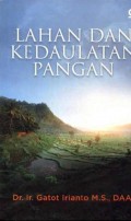 Lahan dan Kedaulatan Pangan