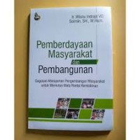 Pemberdayaan Masyarakat dan Pembangunan