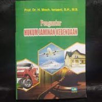 Pengantar Hukum Jaminan Kebendaan