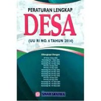 Peraturan Lengkap Desa (UU RI No. 6 Tahun 2014)
