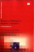 Research Methods in Applied Linguistics