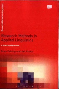 Research Methods in Applied Linguistics