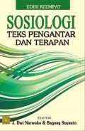 Sosiologi Teks Pengantar dan Terapan