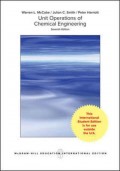 Unit Operations of Chemical Engineering