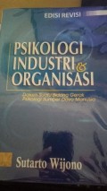 Psikologi Industri & Organisasi Dalam Suatu Bidang Gerak Psikologi Sumber Daya Manusia