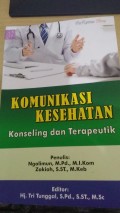 Komunikasi Kesehatan Konseling Dan Terapeutik