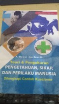 Teori dan Pengukuran Pengetahuan,Sikap dan Perilaku Manusia