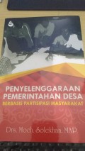 Penyelenggaraan Pemerintahan Desa Berbasis Partisipasi Masyarakat