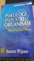 Psikologi Industri Dan Organisasi Dalam Suatu Bidang Gerak Psikologi Sumber Daya Manusia