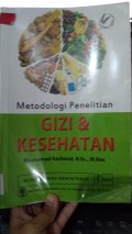 Metode Penelitian Gizi dan Kesehatan