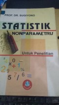 Statistik non Parametris untuk penelitian