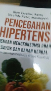 Pencegahan Hipertensi Dengan Mengkonsumsi Buah,Sayur Dan Bahan Herbal