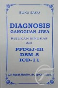 Buku saku diagnosis gangguan jiwa : rujukan ringkas dari ppdgj - iii dan dsm-5