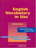 English vocabulary in use:Elementary
