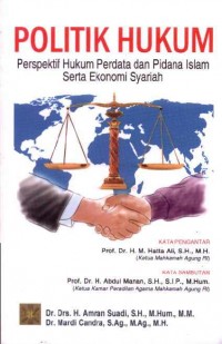 Politik Hukum: Perspektif Hukum Perdata dan Pidana Islam Serta Ekonomi Syariah