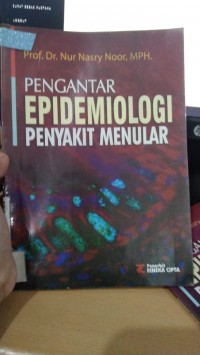 Image of Pengantar Epidemiologi Penyakit Menular