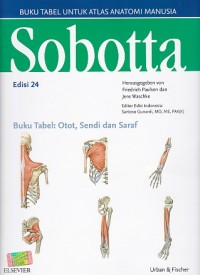 Sobotta Atlas Anatomi Manusia Buku Tabel: Otot, Sendi, dan Saraf