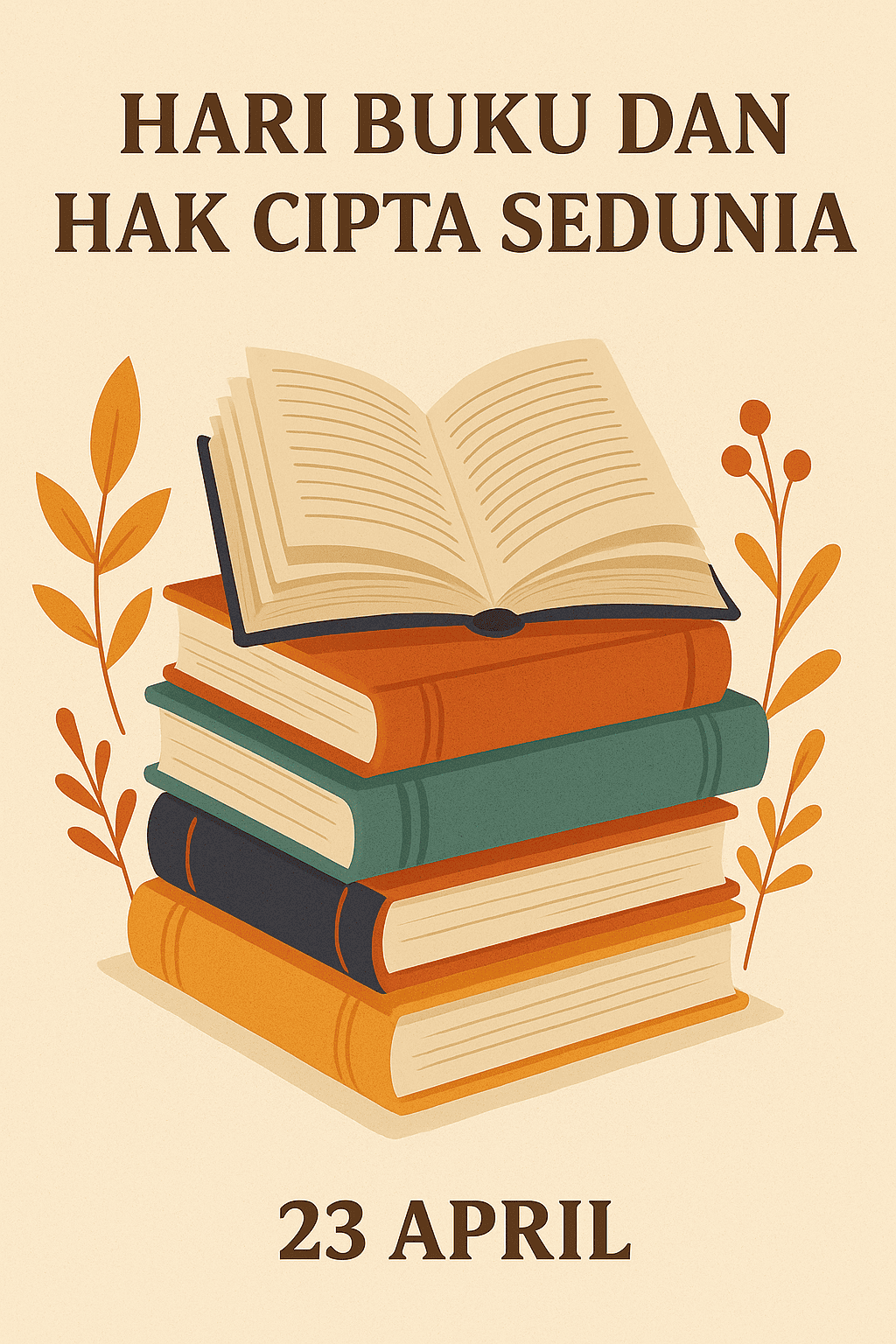  Merayakan Hari Buku dan Hak Cipta Sedunia: Saatnya Kembali Jatuh Cinta pada Buku!